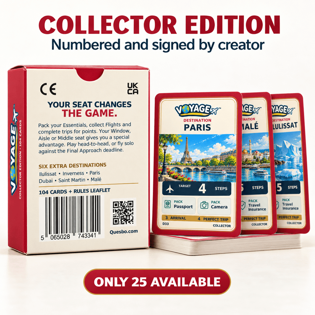 VOYAGE™ Inflight Edition – Collector Edition | Signed & Numbered | Limited to 25 - Quesbo