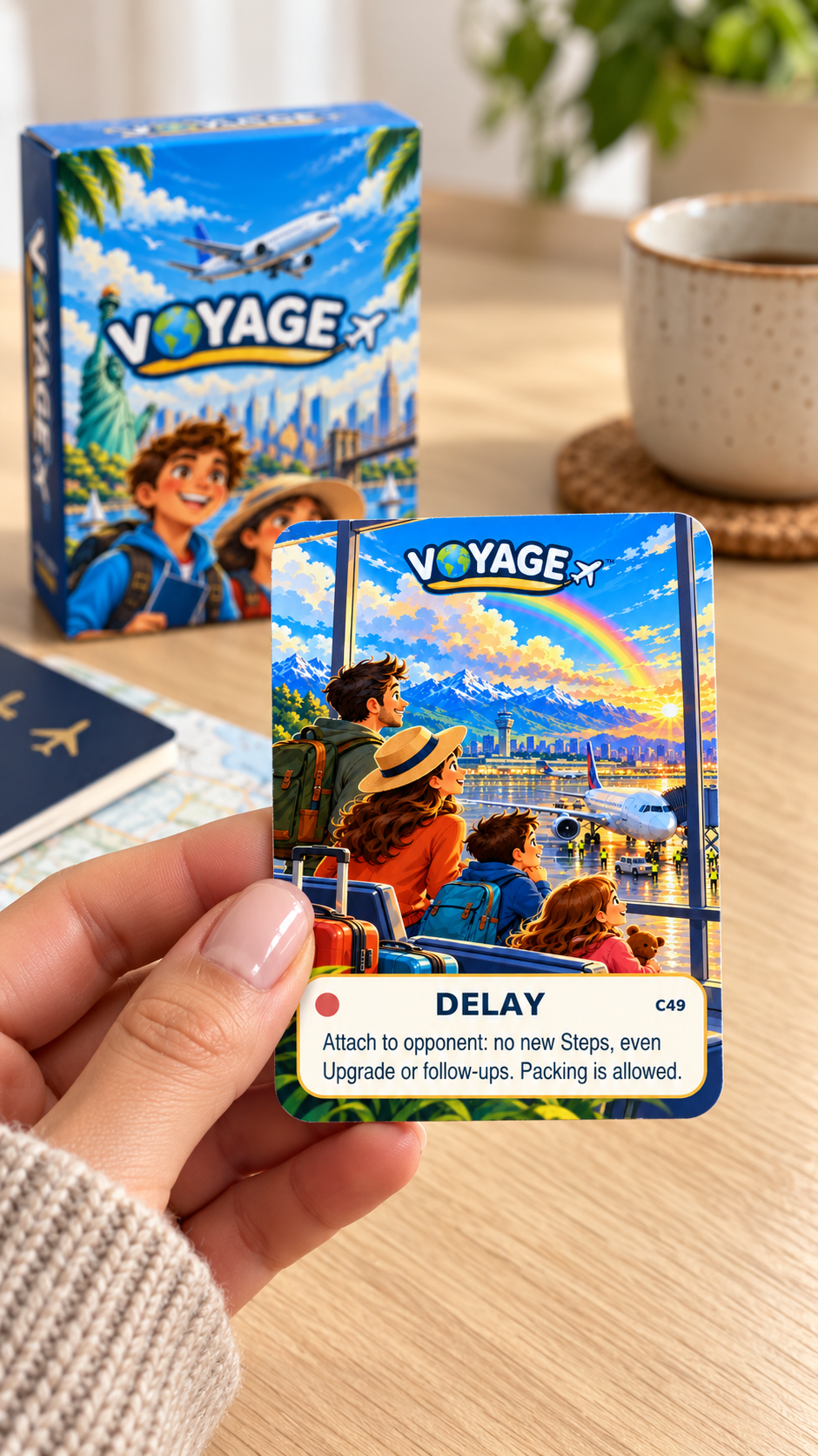 Voyage™ (Standard Edition) – Travel Card Game for Kids, Teens & Families | Ages 8+ - Quesbo